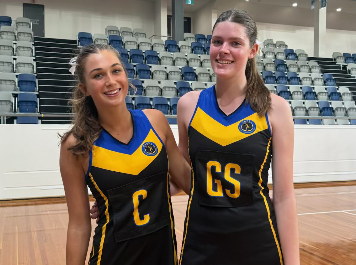 Alice and Abbey made the Australian U17 Netball Squad!